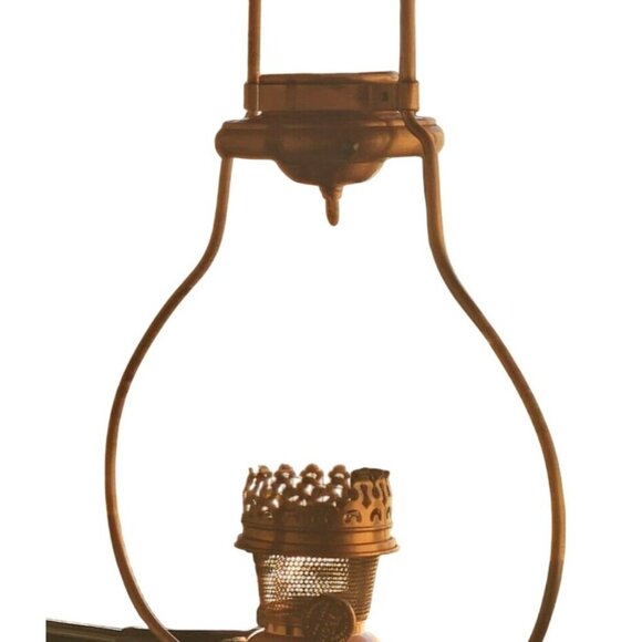 Vintage Copper Electric Hanging Lamp With Chain - Needs Rewiring Or Solar Light - Picture 8 of 15